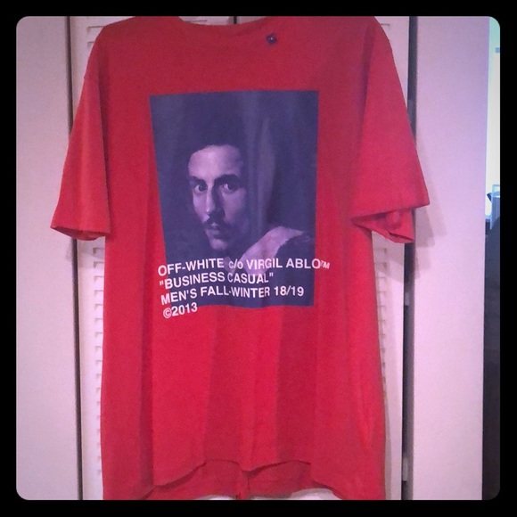 Off-White Other - Off-White Business Casual Bernini Oversized Tee